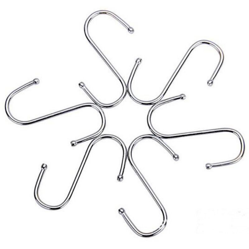 Hanger Gantungan Serbaguna Stainless Steel Isi 10 PCS