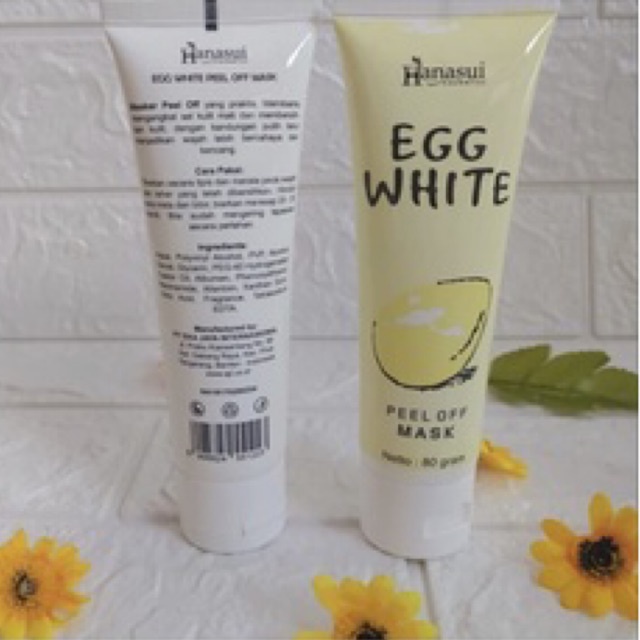 Masker Telur / Egg Peel Off Mask HANASUI