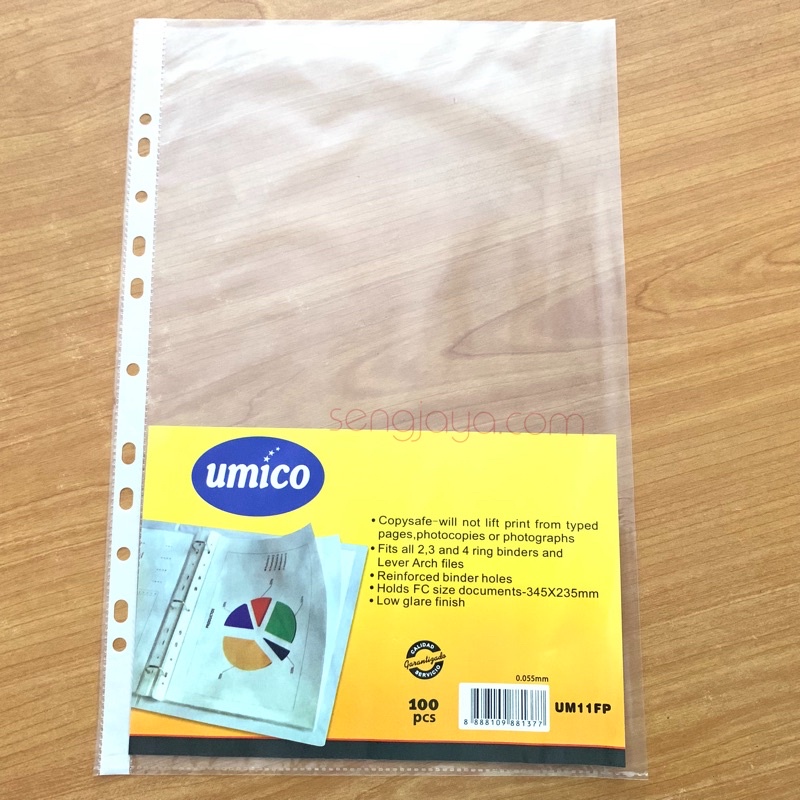 

Sheet Protector / List Clear Holder F4 Umico UM11FP