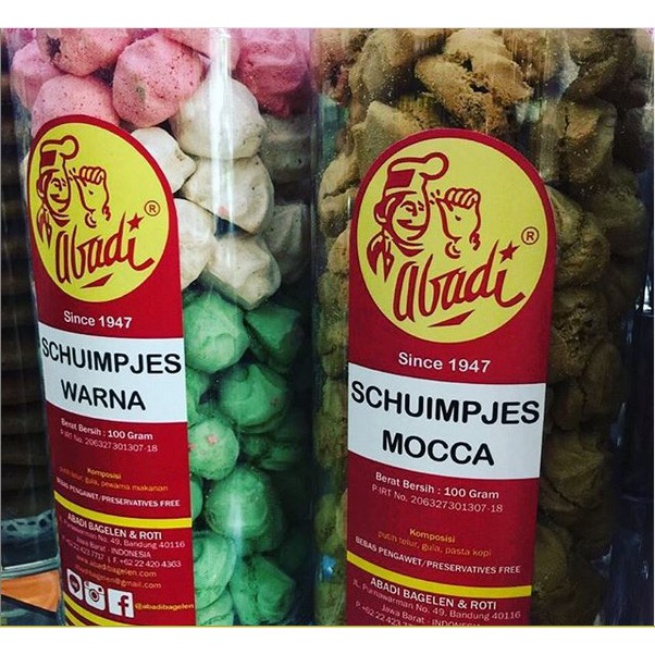 

ABADI BAGELEN Schuimpjes Warna MOCCA COOKIES BANDUNG SALE PROMO BEST SELLER HITS ORIGINAL ENAK GIFT