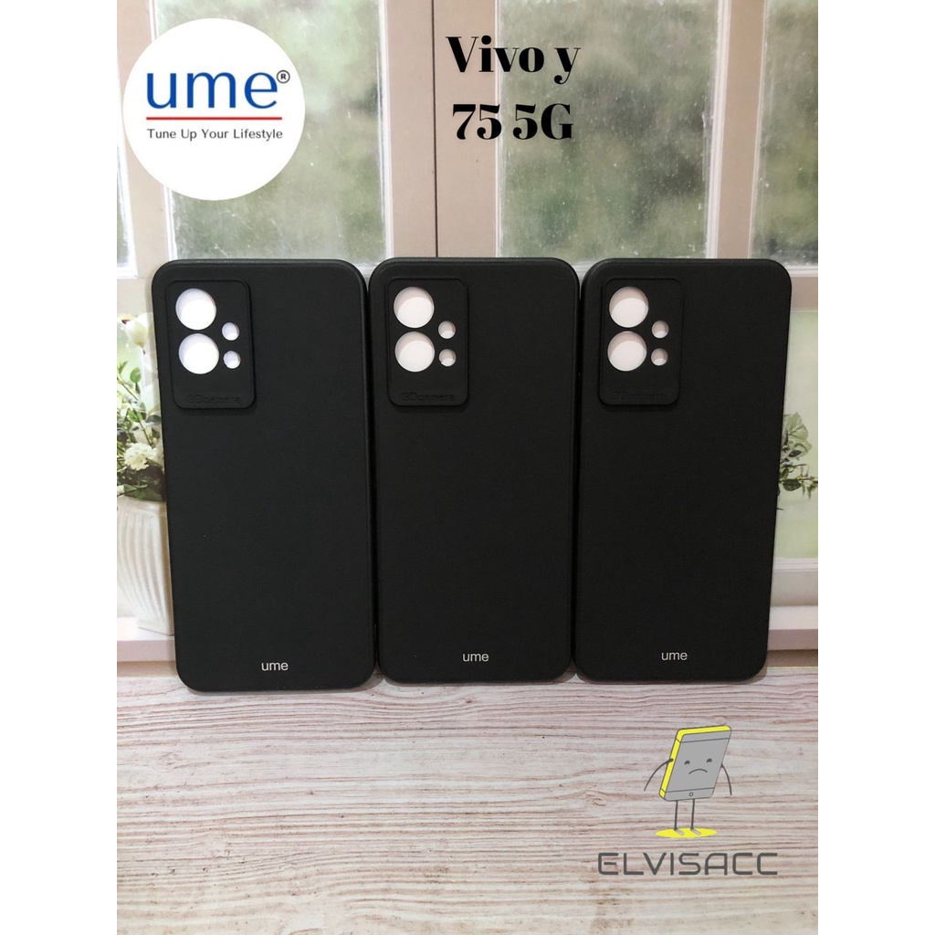 CASE VIVO Y75 5G SILIKON BLACK DOVE PROTECTION VIVO Y75 5G