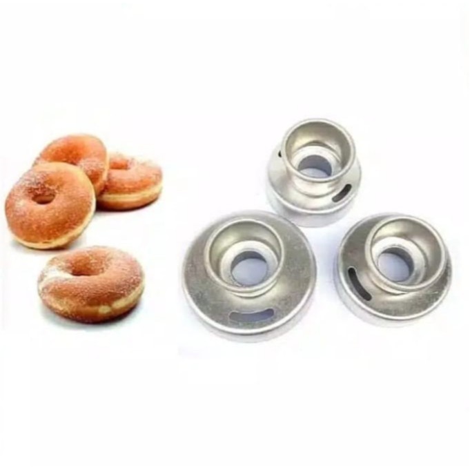 Cetakan Donat Bahan Aluminium Anti Karat / 1 Kodi ( 20pcs )