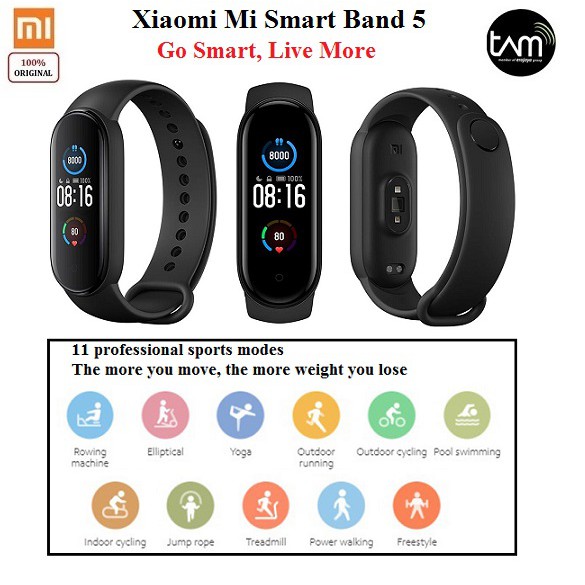 Xiaomi Mi Band 5 Miband 5 Garansi Resmi TAM