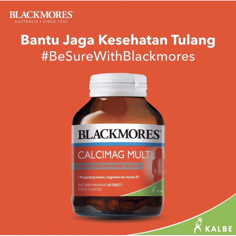 Blackmores calcimag multi isi 30 &amp; 60 tablet ( memelihara kesehatan tulang )