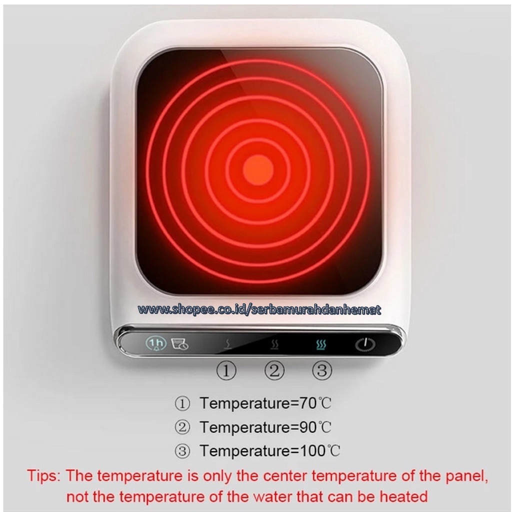 Penghangat Minuman Kopi Teh Susu YOUPIN Mini Heating Coaster