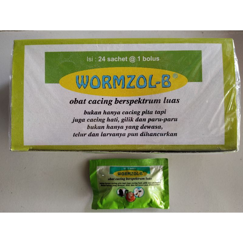 WORMZOL-B 1 Bolus - Obat Cacing Berspekrum Luas