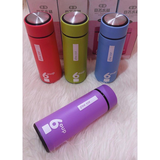 Botol Minum Termos Kaca 6Oup 450ml /Botol Kaca 6oup ORIGINAL