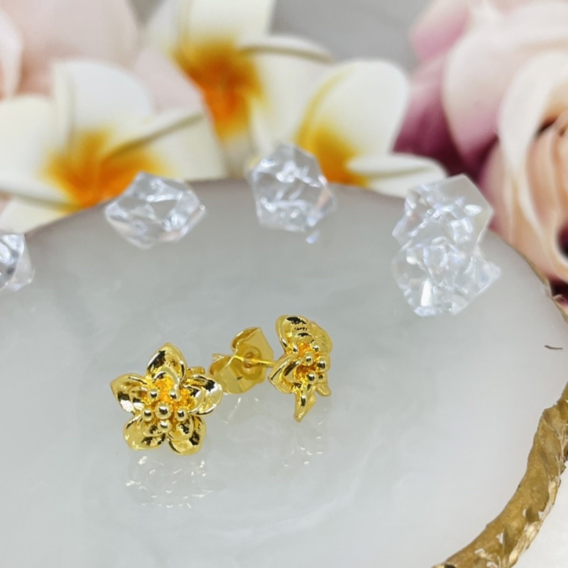 Anting bunga emas kendari Xuping