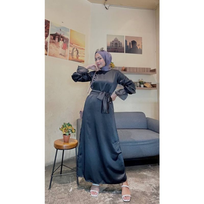 ZEA DRESS | Outfit Kondangan | Dress Panjang Tali | Ootd Bridesmaid