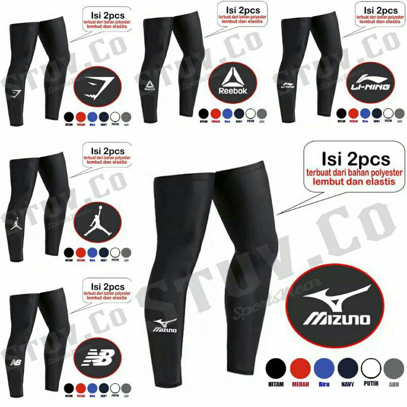 manset kaki pelindung lutut mizuno