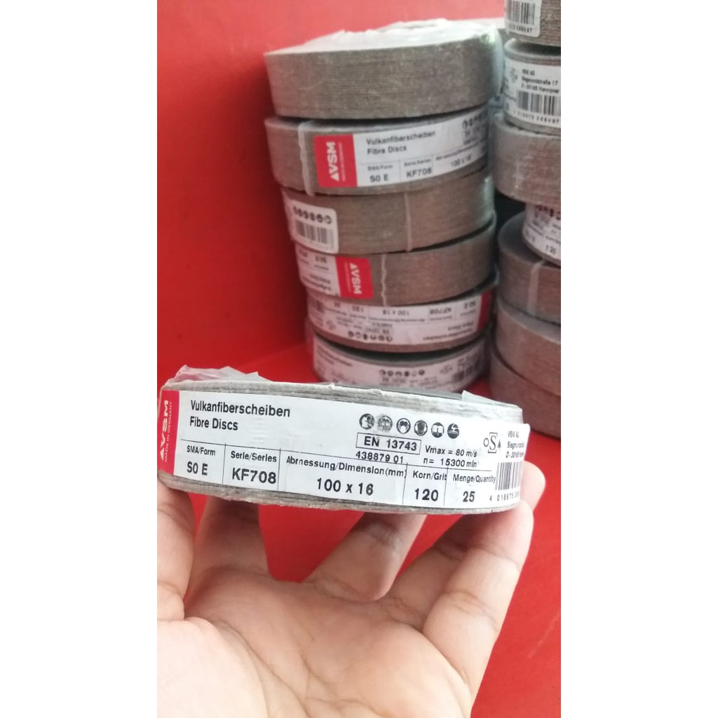 Amplas Fiber disc 4 inch VSM - P120