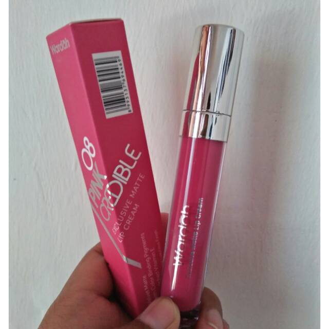 Exclusive matte lip cream wardah no 8 PINK CREDIBLE