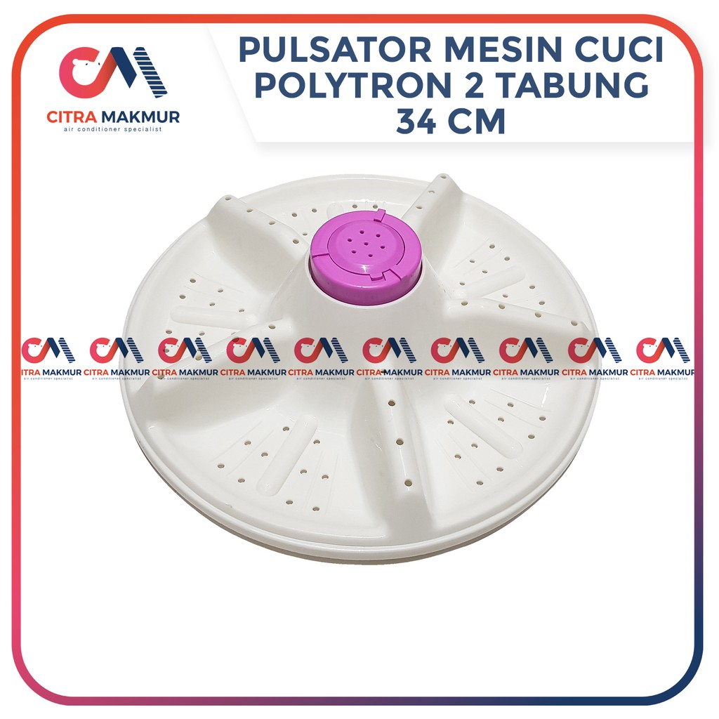Pulsator Mesin Cuci Polytron 10z 2 tabung piringan 10 14 kg diameter 34 cm spr