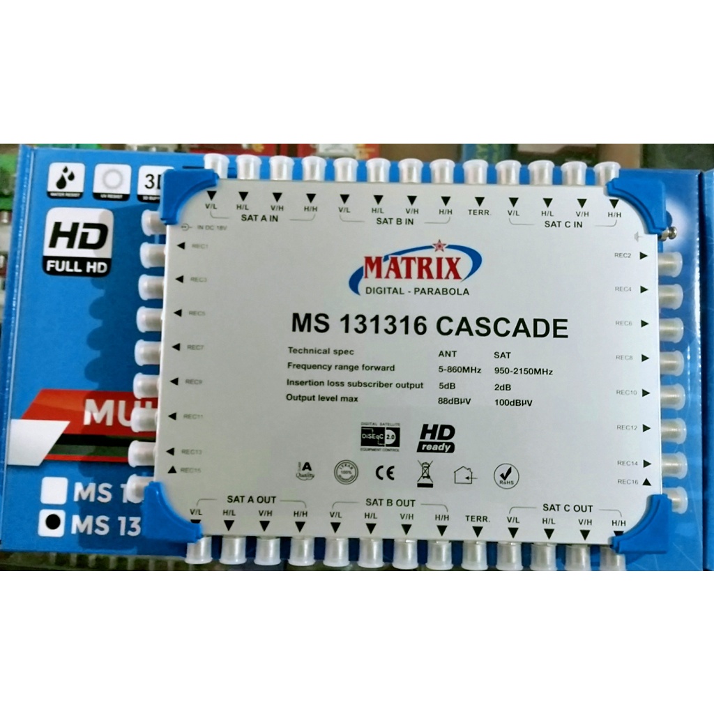 MULTI SWITCH  MS131316 Cascade MATRIX Parabola