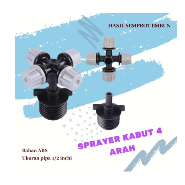 SPRAYER KABUT 4 ARAH IRIGASI SISTEM KABUT FEZONE