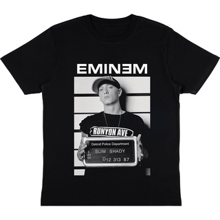 Eminem Slim Shady Slant Logo Rap Music Official Mens Black T-shirt