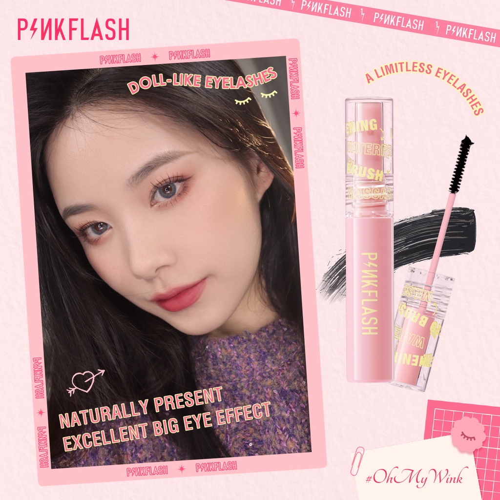 PINKFLASH WATERPROOF MICRO BRUSH MASCARA PF-E10