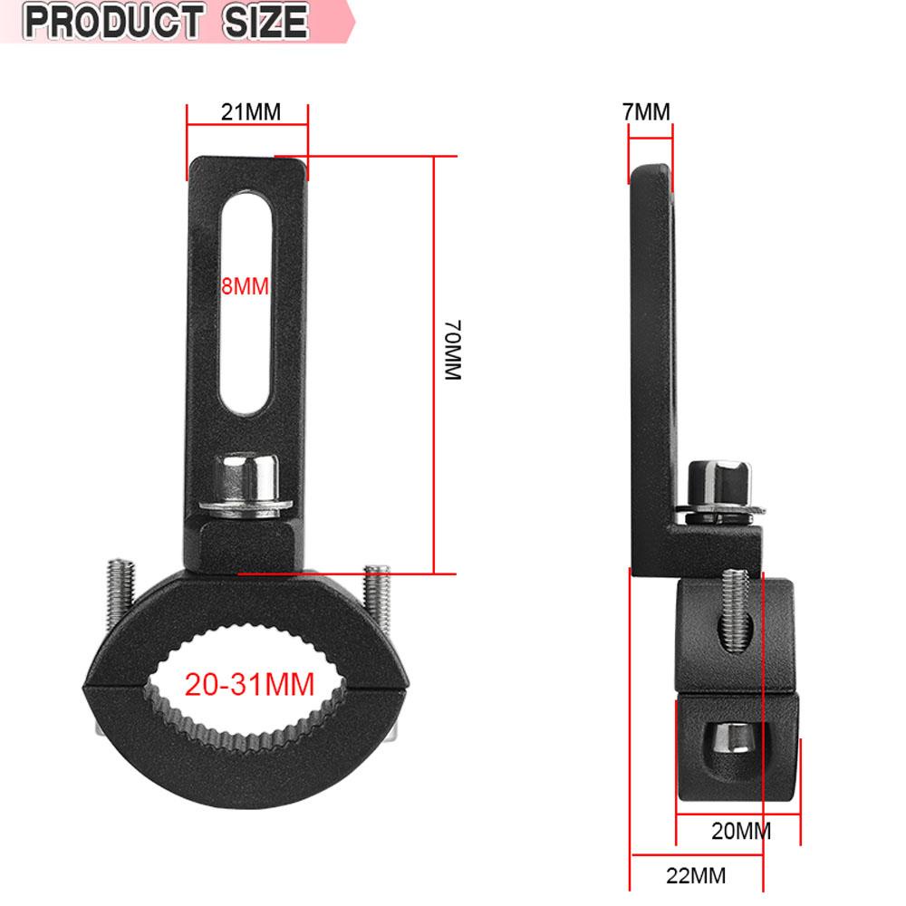 Lanfy Braket Lampu Depan Universal Kualitas Tinggi Modifikasi Crash Guard Aksesoris Motor Untuk Penjepit Lampu Sorot Bumper Motor