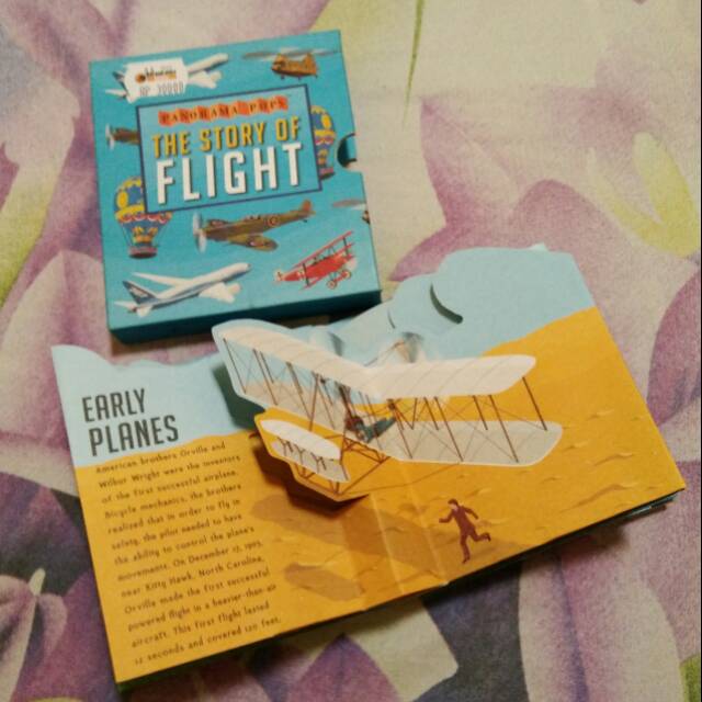 BUKU BBW BUKU PENGETAHUAN ANAK SEJARAH PESAWAT POP UP BOOK
