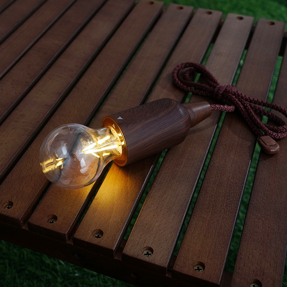 Outdoor Portable Camping Suasana Light Retro Lighting LED Tarik Kabel Switch Lampu Dekorasi Tenda Lampu Gantung