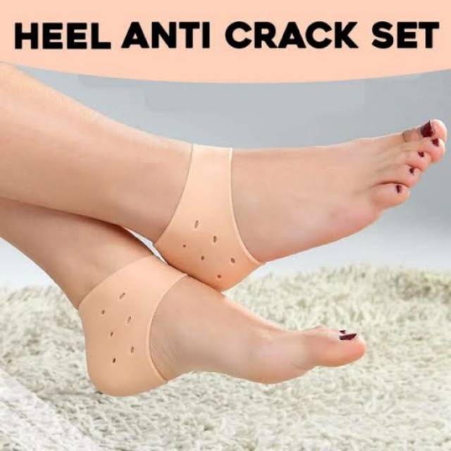 SILIKON PELINDUNG TUMIT KAKI HEEL ANTI CRACK SET