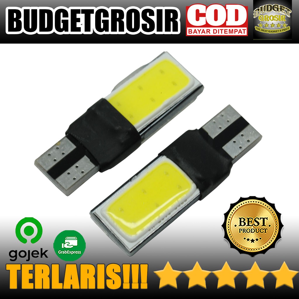 Lampu Parkir Mobil LED Canbus T10 194 501 W5W SMD COB 2 PCS - YADE