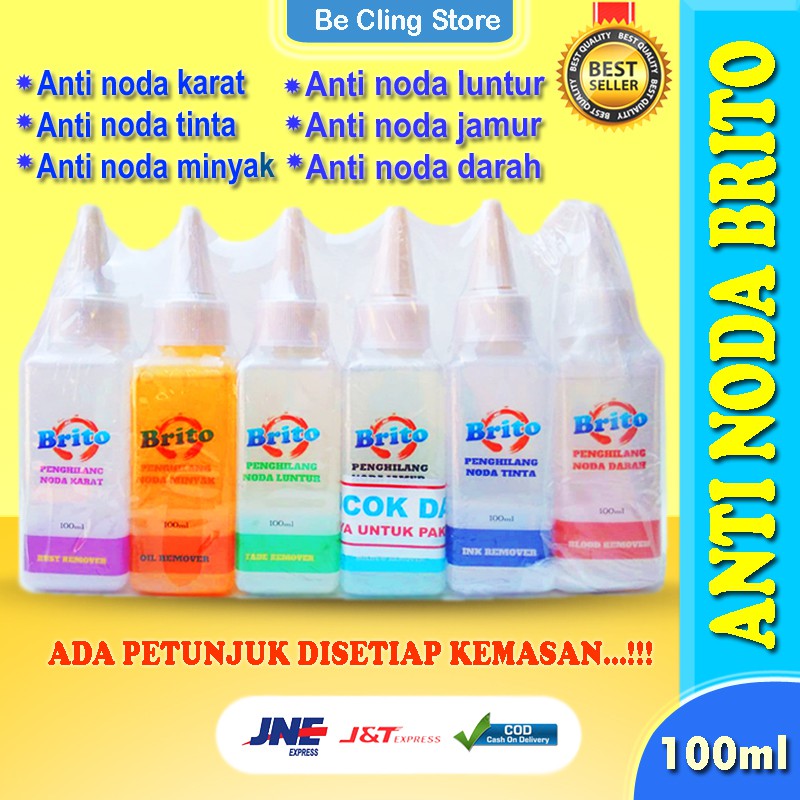 Best Seller Anti Noda Pakaian, Penghilang Noda,  Anti Noda Karat, Tinta, Minyak, Luntur, Jamur, Darah jOqNJycGWWej7