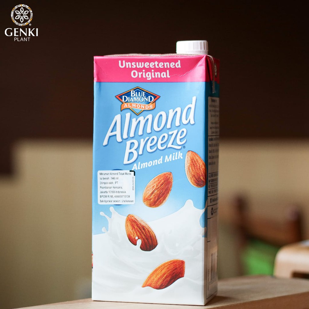 

Blue Diamond Almond Breeze Almond Milk Unsweetened - 1 L