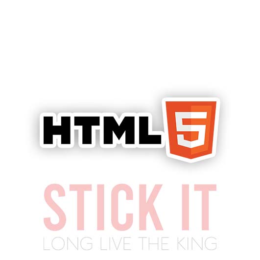 

Stiker sablon setrika DTF kaos baju sticker vinyl html 5 programmer 60