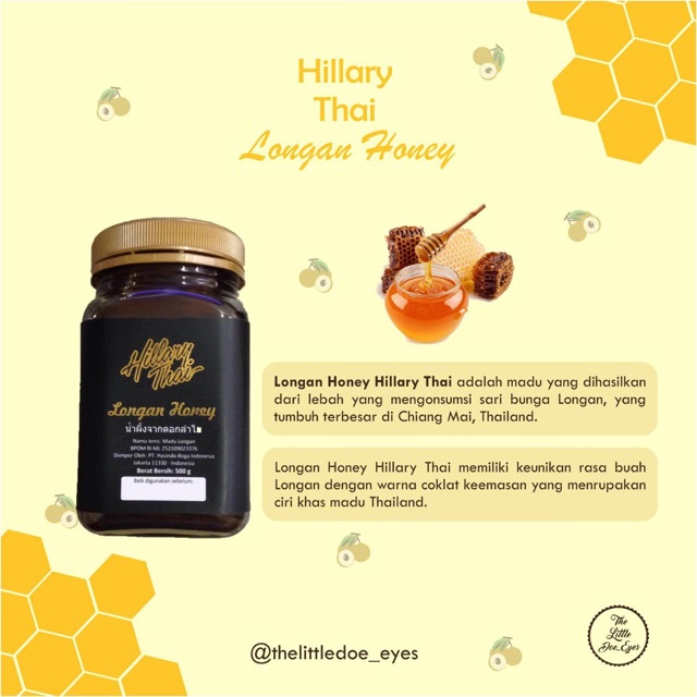 [READY] Longan Honey by Hillary Thai