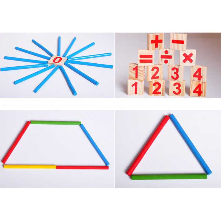 Mainan Puzzle 3D Intelligence Stick Matematika Anak ( Al-Yusi )