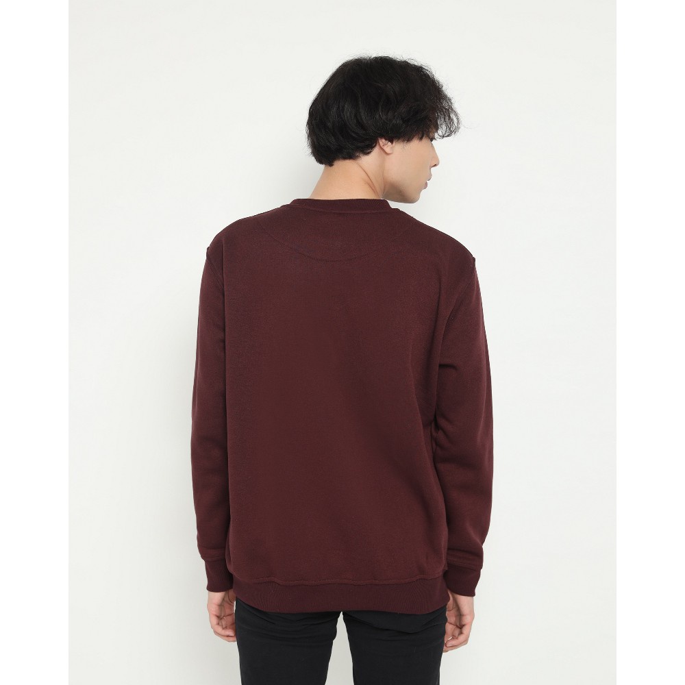 Erigo sweatshirt marun CN erigo sweater crewneck erigo marun terbaru dan terlaris premium sweater pria wanita sweatshirt erigo crewneck stripe aplikasi sweater distro sweater poket saku keren sweater terlaris