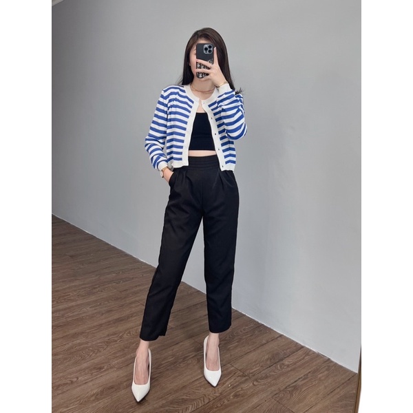 [LUXE.DLABEL]-D36 Top | Atasan wanita rajut lengan panjang Kaos wanita korea Atasan korea premium Atasan Rajut Atasan lengan panjang Kaos lengan panjang Import