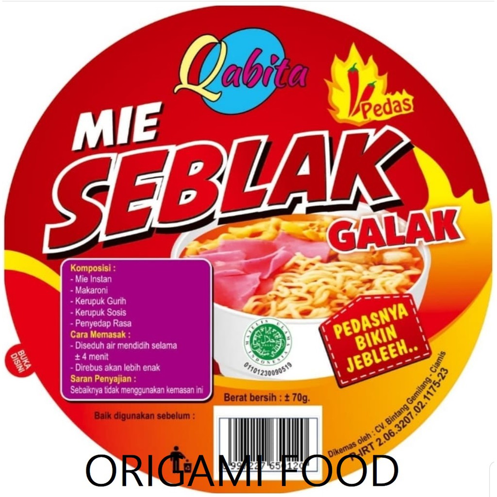 Seblak Mie Instan Galak (pedas)