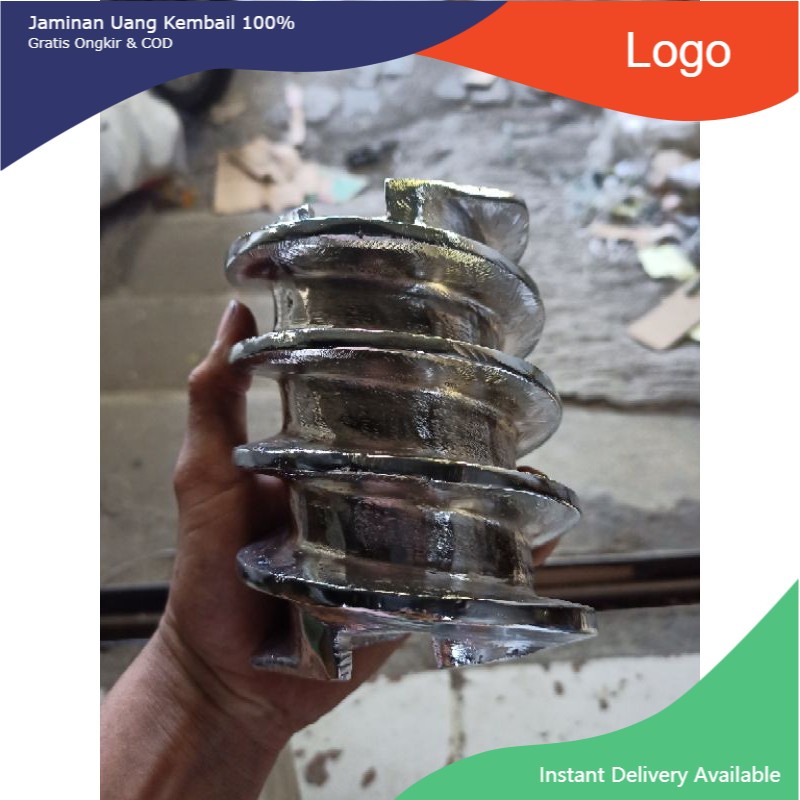 Spiral Poles padi ichi N70 3ulir dan 4ulir crom