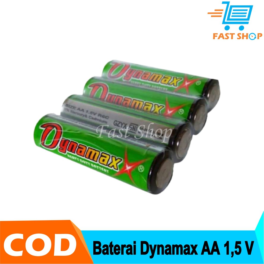 Baterai Dynamax AA 1,5 V - SNI Battery Murah Tidak Dapat Di Cas