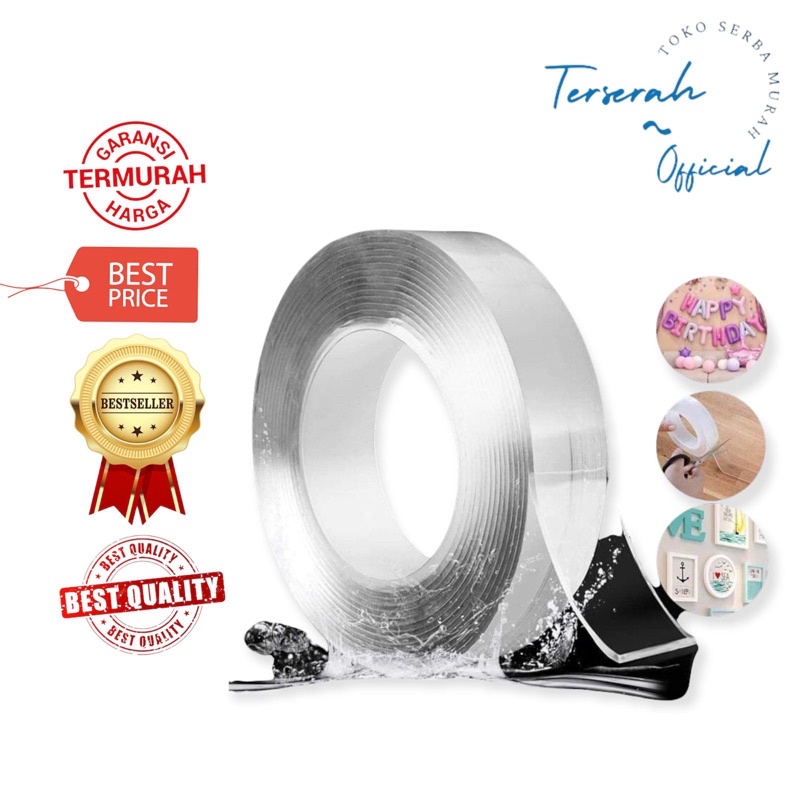 

MAGIC TAPE MULTIFUNGSI DOUBLE TAPE BENING ANTI AIR