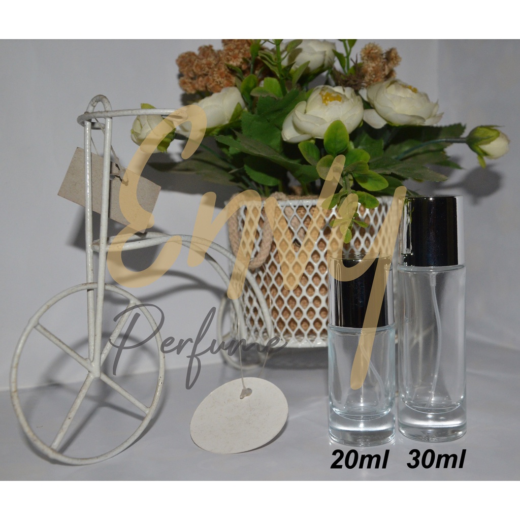 Botol Kosong 20ml &amp; 30ml / Botol Cassa Transparant Drat / ENVY PERFUME