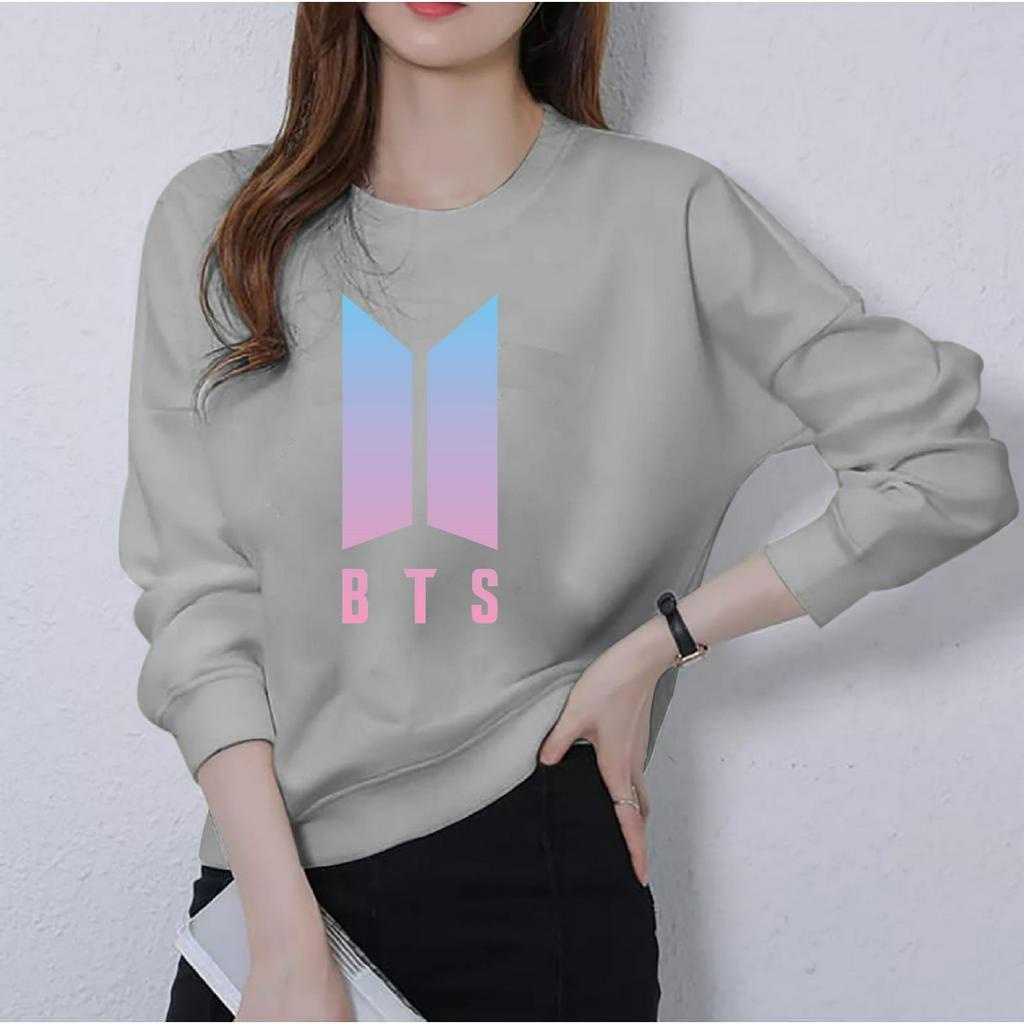 COLLECTION COOLS - BAJU ATASAN TRENDY BTS GIRL TERBARU-BAJU DISTRO CEWEK KEREN LENGAN PANJANG MASA KINI DAN TERLARIS