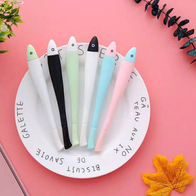 

Pena pen pensil gel bentuk ikan alat tulis anak sekolah kuliah kantor murah