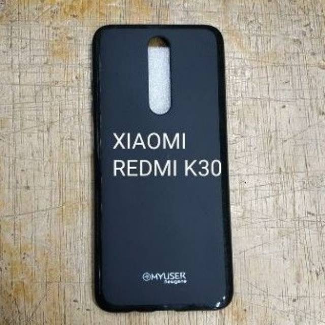 XIAOMI REDMI K30 karet softcase silikon karet hitam mantap