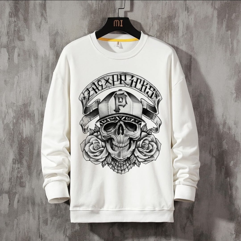 COD/ARPIOSSHOP - BAJU PRIEKSKULL - SWEATSHIRT PRIA / SWEATER KEREN MODEL KEKINIAN