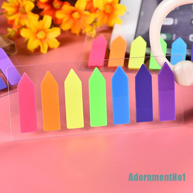 [AdornmentNo1]Colored Memo pad Lovely Sticky Paper Post it Note School Office Supplies