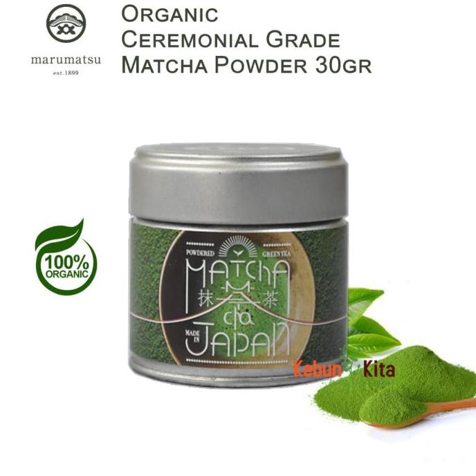 

MARUMATSU ORGANIC CEREMONIAL GRADE MATCHA POWDER 30 GR