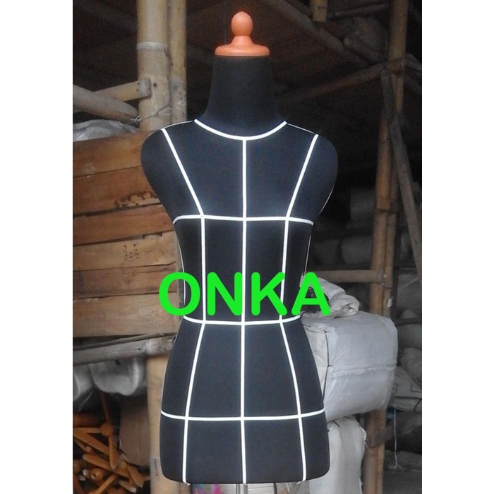 Manekin | Manekin Pola Hitam | Patung Baju Pola | Patung Jahit Terbaru Ready Stock