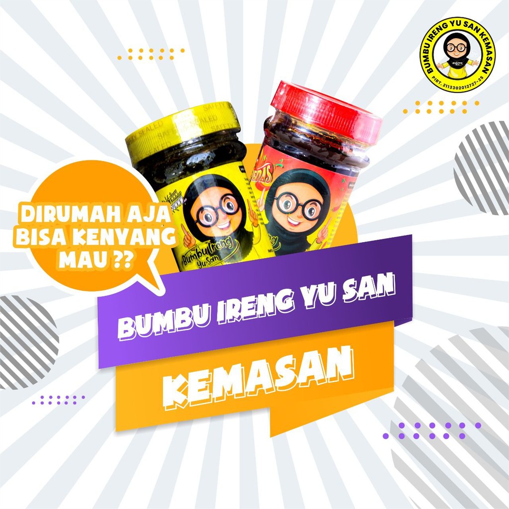 

(FREE BUBBLE WRAP PACKING) BUMBU PEDAS BUMBU IRENG YUSAN