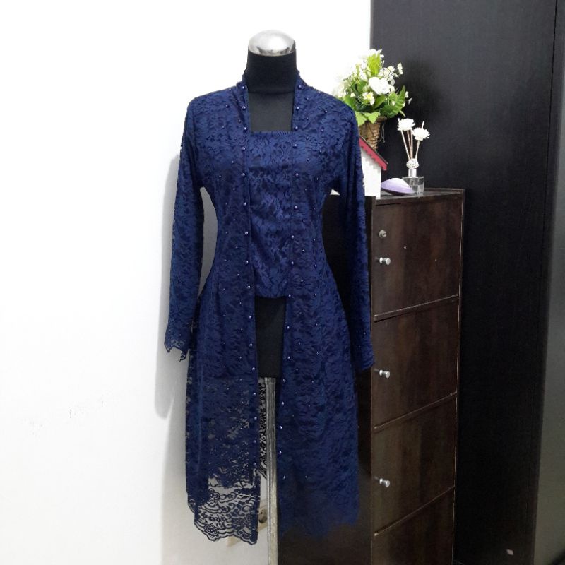 Kebaya Kutubaru brokat Kebaya Klasik Besan/ kebaya lebaran L XL XXL