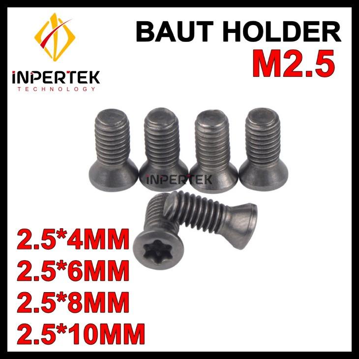 Baut Holder 2.5X8 Baut Insert 2.5*8 Baut Bintang Baut Pisau Bubut M2 Kode 720