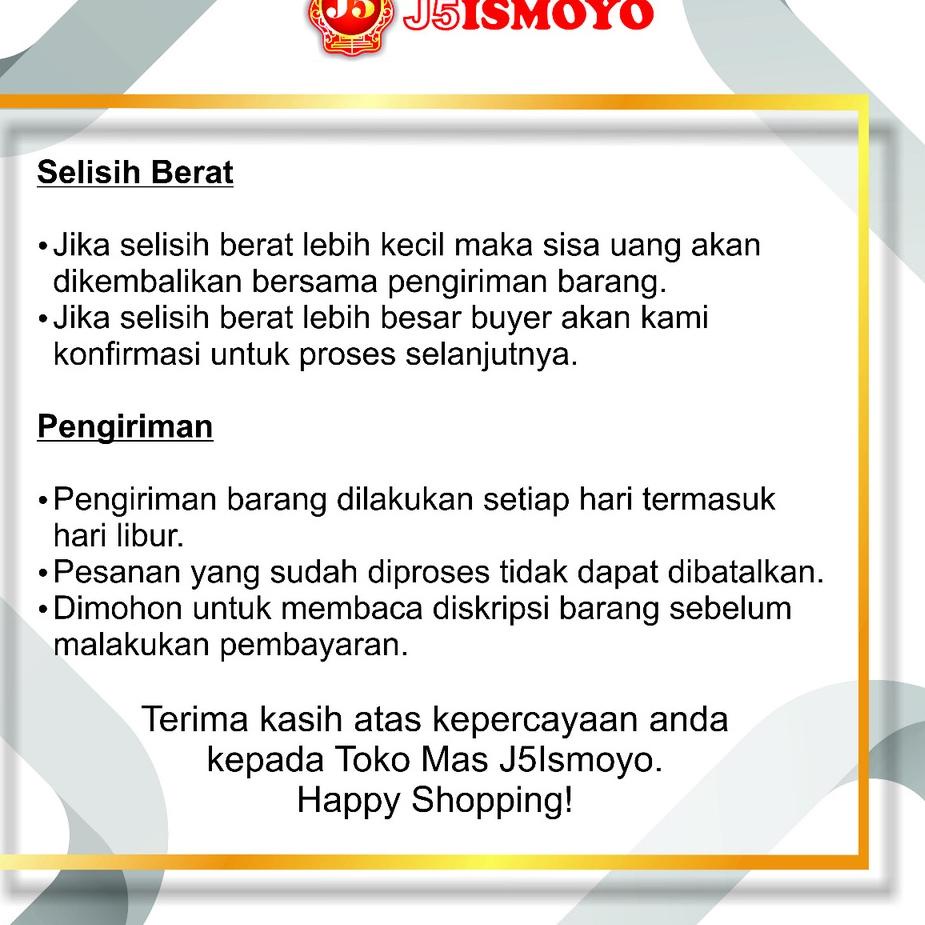 Paling Diminati Anting Emas Toge Dewi J5 Ismoyo