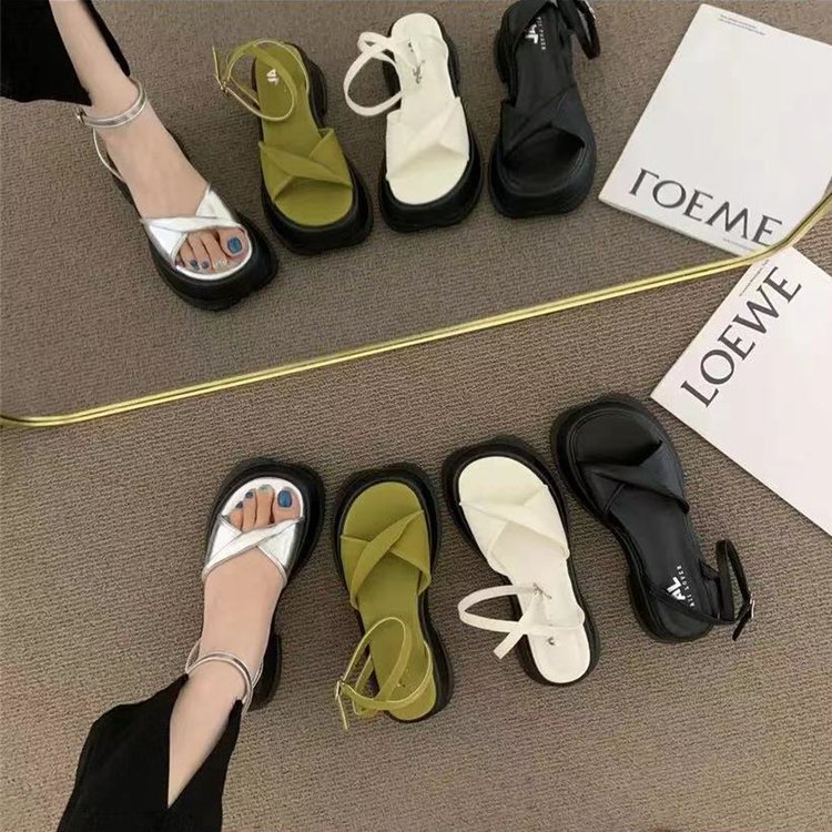 M87 Sandal hak tinggi wanita, sepatu wanita, must-have panas,tinggi 5CM